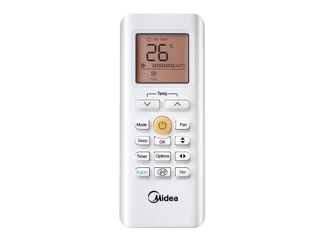 Беспроводной пульт управления Midea серия RG70 RG70E/BGEF Беспроводной пульт управления Midea серия RG70 RG70E/BGEF